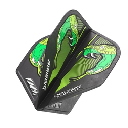 Letky Red Dragon Airwing Moulded Peter Wright Snakebite Standard Green