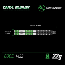 Šipky Steel Winmau Daryl Gurney 22 g 
