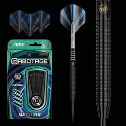 Šipky Steel Winmau SABOTAGE BLACK ONYX 22 g