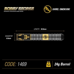 Winmau Darts Bobby George Steel Tip 24 g