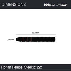 Winmau Darts Florian Hempel 85% Pro-Series Steel Tip 22 g