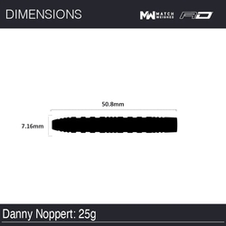 Winmau Darts Danny Noppert 85% Pro-Series Steel Tip 25 g