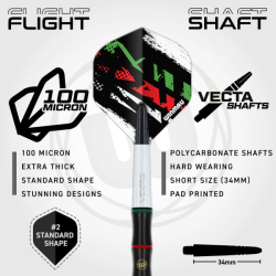 Winmau Darts Peter Wachiuri Signature Steel Tip 22 g