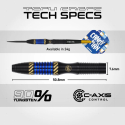Winmau Darts Rashad Sweeting Signature Steel Tip 24 g
