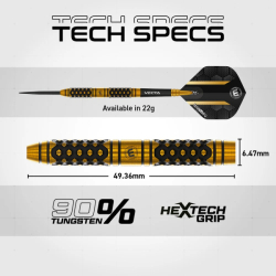 Winmau Darts TEAM 360 Bradley van der Velden Steel Tip 22 g
