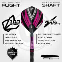 Winmau Darts TEAM 360 Rebecca Allen Steel Tip 24 g