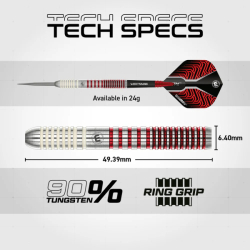 Winmau Darts TEAM 360 Jack Johnson Steel Tip 24 g