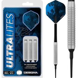 Šipky Designa Ultralites V2 Soft Tip M3 Twin Ring Grip 17 g