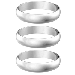 Kroužky Harrows Supergrip Spare Rings Anodised Silver 6 ks