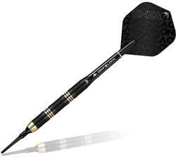 Mission Onzo Darts Soft Tip Brass M1 Black & Gold 19g