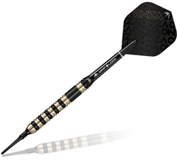 Mission Onzo Darts Soft Tip Brass M3 Black & Gold 20 g