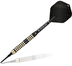 Mission Onzo Darts Soft Tip Brass M4 Black & Gold 19 g