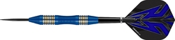 Designa Mako Darts Steel Tip Elektro Brass Micro Grip Blue 23 g