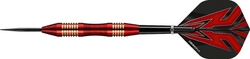 Designa Mako Darts Steel Tip Elektro Brass Micro Grip Red 23 g