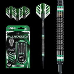 Šipky Soft Winmau PAUL NICHOLSON Onyx 18g