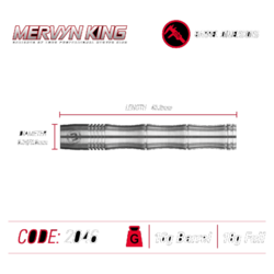 Šipky Soft Winmau MERVYN KING 18g