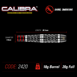 Winmau Šipky CALIBRA - 20 g