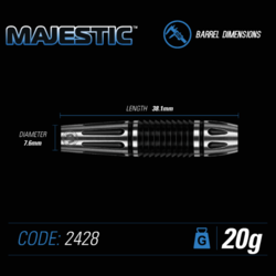 Šipky Soft Winmau MAJESTIC 20 g