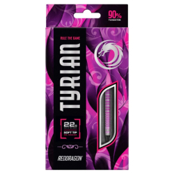 Šipky Soft Red Dragon Tyrian 22 g