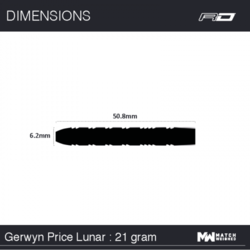 Šipky Steel Red Dragon Gerwyn Price 21 g