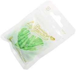 L-Style Premium LipPoint Two Tone Green & White Soft 30 Ks 