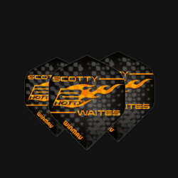 Letky Winmau Players Embossed Black & Orange Scott Waites