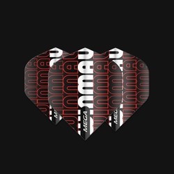 Letky Winmau Mega Standard Winmau Logo Black & red