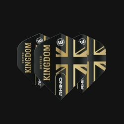 Letky Winmau Rhino Black & Gold Flag United Kingdom