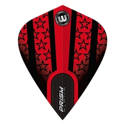 Letky Winmau Prism Alpha Red & Black Stars Kite