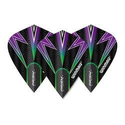 Letky Winmau Prism Alpha Black, Green & Purple Kite