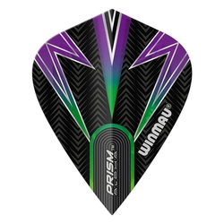 Letky Winmau Prism Alpha Black, Green & Purple Kite