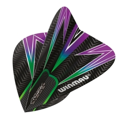 Letky Winmau Prism Alpha Black, Green & Purple Kite