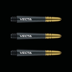 Násadky Winmau VECTA Intermediate Black with Gold