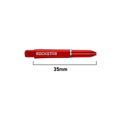 Signature Winmau Joe Cullen Rockstar Red Short Shaft - kopie