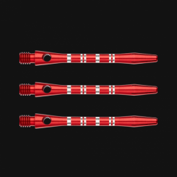 Násadky Winmau Anodised Aluminium Re-Grooved Medium Type A - Red