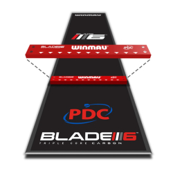 Winmau Zone Precision Soft Feel Dart Mat with Integrated Oche