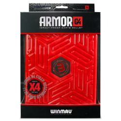 Pouzdro na šipky Winmau ARMOR G4 Red