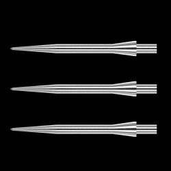 Winmau Velocity Steel Points Silver 32 mm