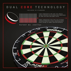 Sisalový Terč Winmau BLADE 6 DUAL CORE