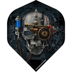 Letky Alchemy No2 Std Black Mechanical Skull