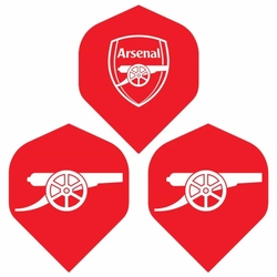 Letky Football Arsenal FC No2 Std The Gunners F4 Red 2 Sided Mono