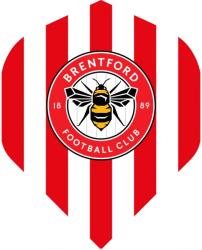 Letky Football Brentford FC The Bees No2 Std F1 Stripes