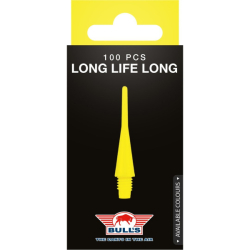 Hroty Bull's Long Life Softtip Points Long Yellow 100 ks