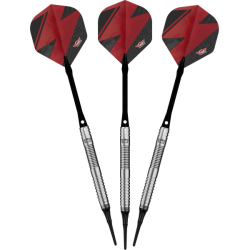 Šipky Soft Bull's Lightning Red 80% 21 g