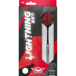 Šipky Soft Bull's Lightning Red 80% 21 g