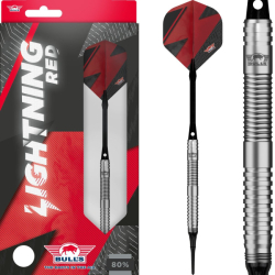Šipky Soft Bull's Lightning Red 80% 21 g