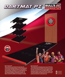 BULL'S Puzzle Dartmat Black