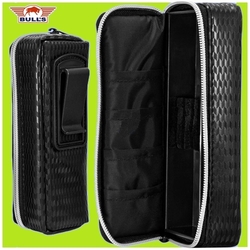 Pouzdro Bulls The Pak Series Dart Case Series 4  Half Black Pak - Carbon Style - Black