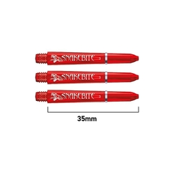 Násadky Red Dragon Peter Wright SNAKEBITE Signature Series Short Red