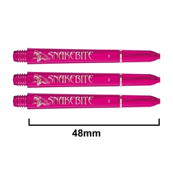 Násadky Red Dragon Peter Wright SNAKEBITE Signature Logo Pink Medium